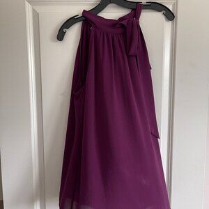 Purple Tie Top